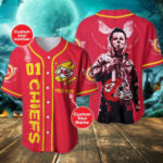 Kansas City Chiefs Halloween Personalized Baseball Jersey