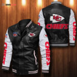 Kansas City Chiefs Leather Bomber Jacket