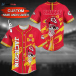 Kansas City Chiefs Personalized Baseball Jersey