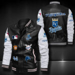 Kansas City Royals Leather Bomber Jacket