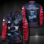 Kansas City Royals Leather Bomber Jacket