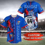 Kansas Jayhawks Baseball Jersey Personalized Gift for Fans