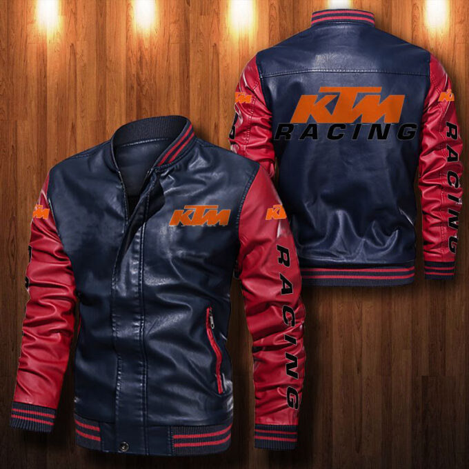 KTM Leather Bomber Jacket