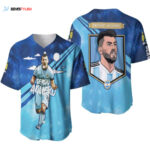 Kun Aguero Score Goals Great Player Manchester City Designed Allover Gift For Aguero Fans Baseball Jersey