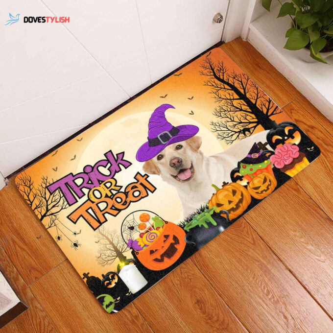 Labrador Retriever Halloween Dog Doormat Home Decor 2024