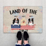 Land Of The Fur Personalized Doormat For Dog Lover Special Gift Home Decor