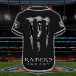 Las Vegas Raiders Personalized Baseball Jersey