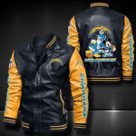 Los Angeles Chargers Leather Bomber Jacket