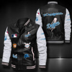 Los Angeles Dodgers Leather Bomber Jacket