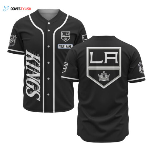 Los Angeles Kings Baseball Jersey Custom Name For Fans