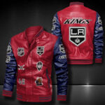 Los Angeles Kings Leather Bomber Jacket