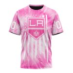 Los Angeles Kings Special Pink Tie-Dye Unisex T-Shirt For Fans Gifts 2024