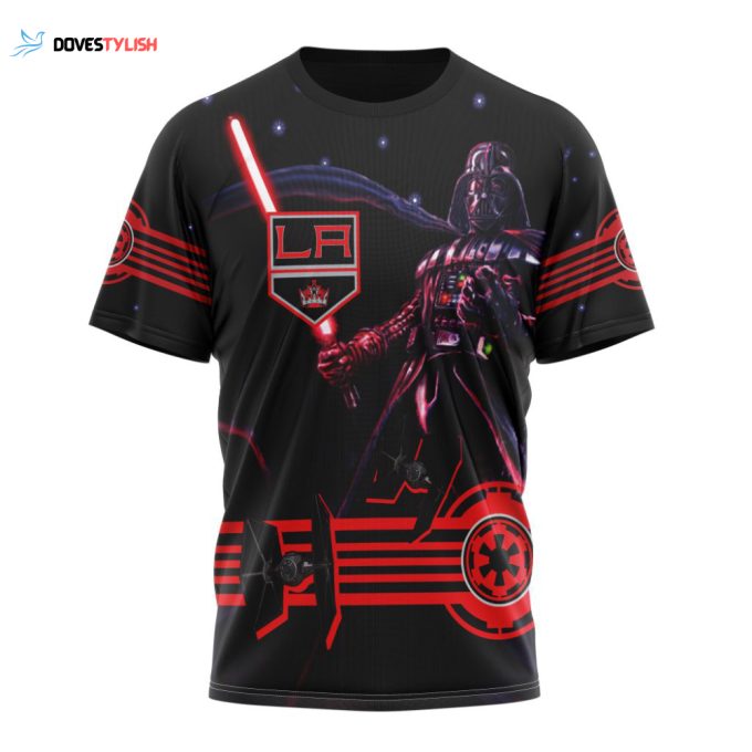 Los Angeles Kings Specialized Darth Vader Version Jersey Unisex T-Shirt For Fans Gifts 2024