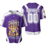 Los Angeles Lakers All-Time 16-Time Champions Thank You For The Memories Designed Allover Gift With Custom Name Number For Lakers Fans Baseball Jersey