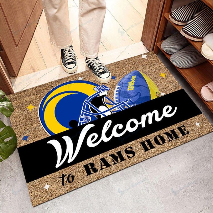 Los Angeles Rams Doormat Home Decor 2024