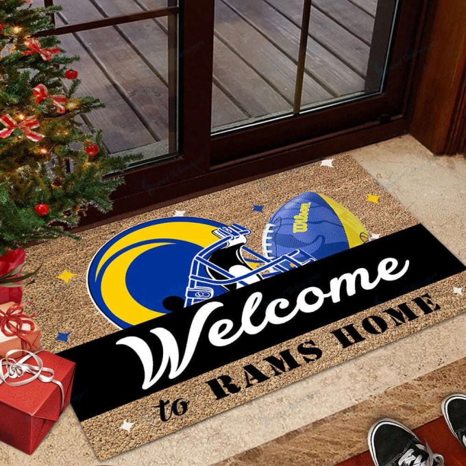 Los Angeles Rams Doormat Home Decor 2024