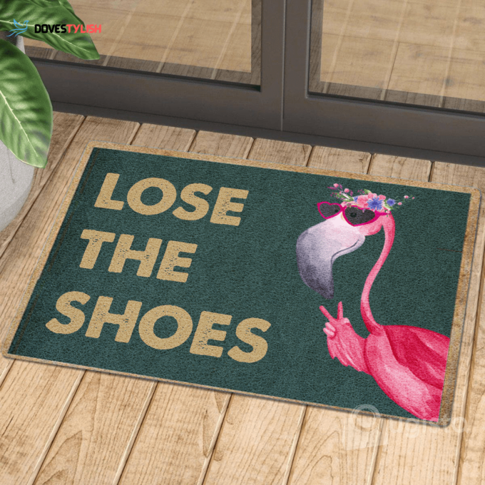 Lose The Shoes Flamingo 01 All Over Printing Doormat