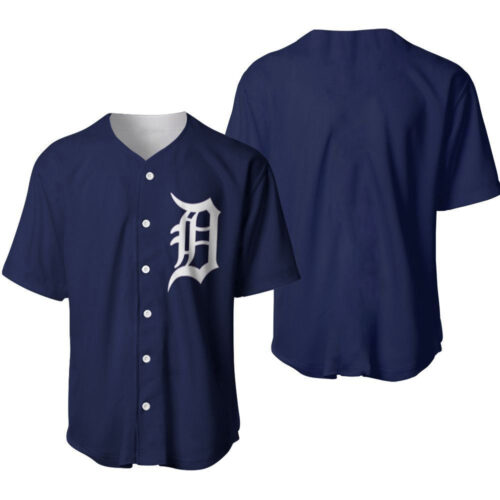 Majestic Detroit Tigers Blank For Detroit Tigers Fans Black Jersey Inspired Style Gift For Detroit Tigers Fans Baseball Jersey