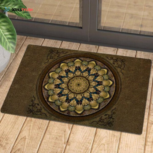 Mandala Boho Easy Clean Welcome DoorMat