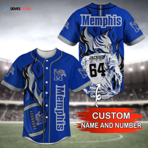 Memphis Tigers Baseball Jersey Personalized 2023