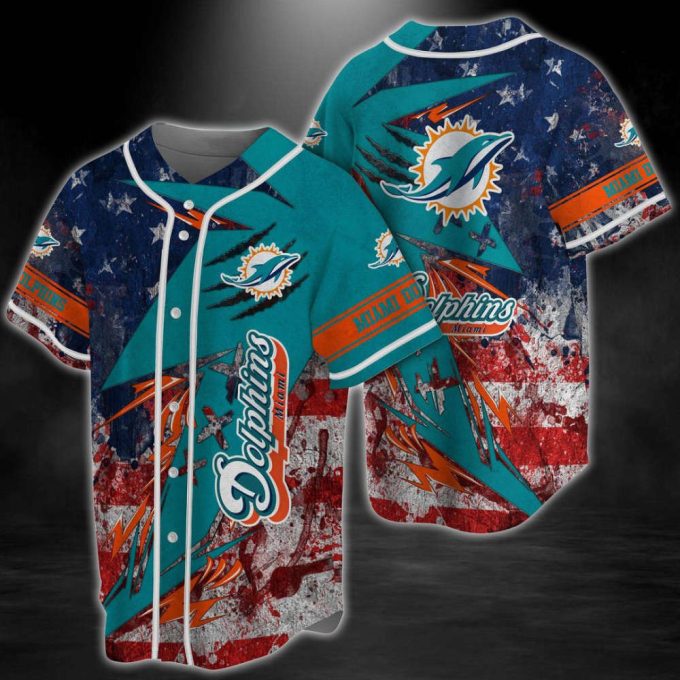 Miami Dolphins Baseball Jersey