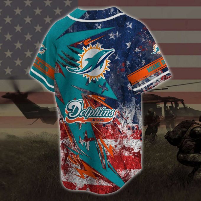 Miami Dolphins Baseball Jersey