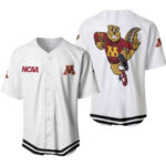 Minnesota Golden Gophers Classic White With Mascot Gift For Minnesota Golden Gophers Fans Baseball Jersey