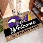 Minnesota Vikings Doormat Home Decor 2024