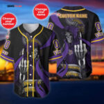 Minnesota Vikings Personalized Baseball Jersey