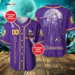 Minnesota Vikings Personalized Baseball Jersey Gift for Men Dad