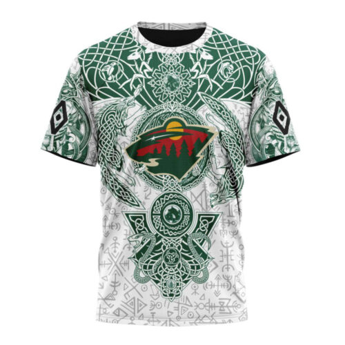 Minnesota Wild Special Norse Viking Symbols Unisex T-Shirt For Fans Gifts 2024