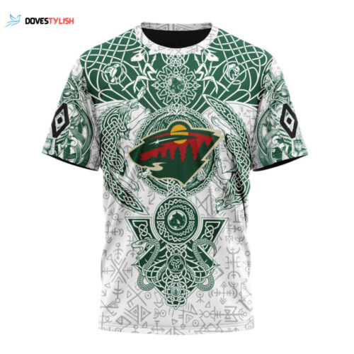 Minnesota Wild Special Norse Viking Symbols Unisex T-Shirt For Fans Gifts 2024