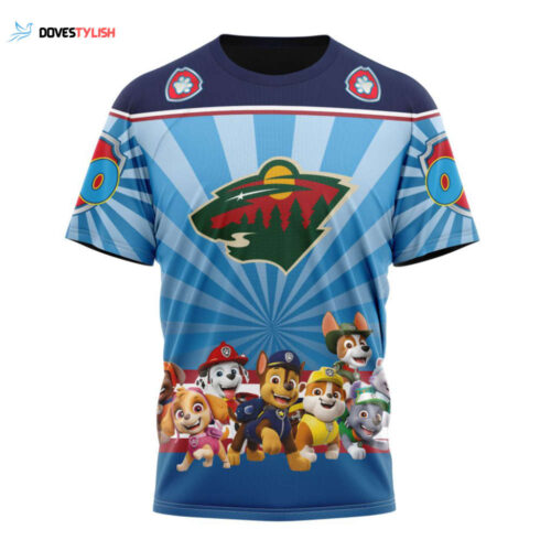 Minnesota Wild Special Paw Patrol Kits Unisex T-Shirt For Fans Gifts 2024