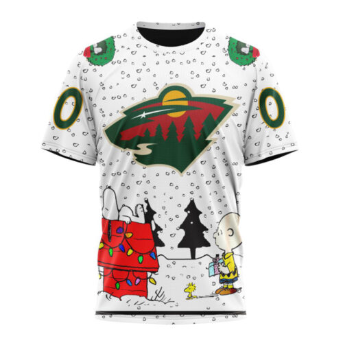 Minnesota Wild Special Peanuts Design Unisex T-Shirt For Fans Gifts 2024