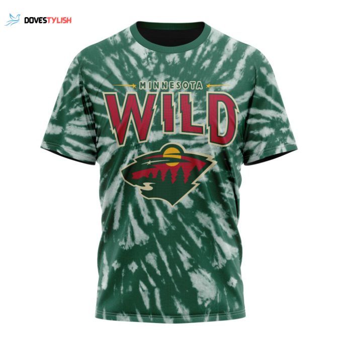 Minnesota Wild Special Retro Vintage Tie – Dye Unisex T-Shirt For Fans Gifts 2024