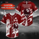 Mississippi State Bulldogs Personalized Baseball Jersey Gift for Men Dad