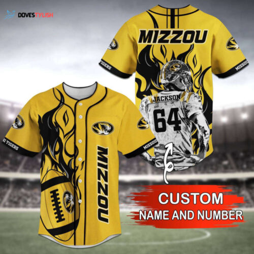 Missouri Tigers Baseball Jersey Personalized Gift for Fans