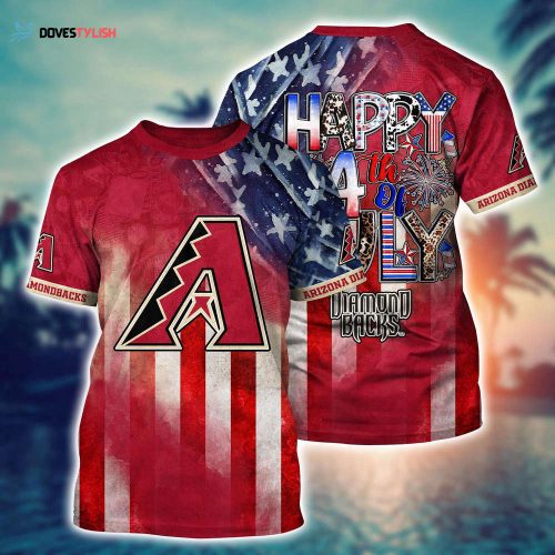 MLB Arizona Diamondbacks 3D T-Shirt Aloha Harmony For Fans Sports