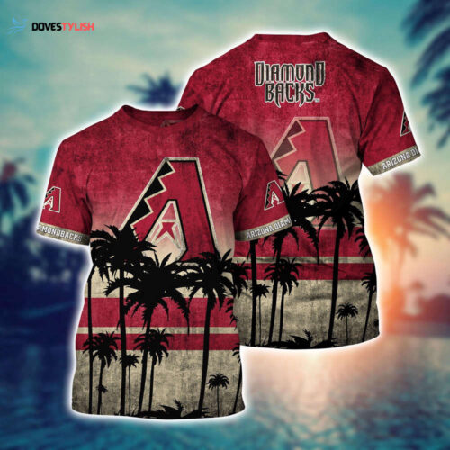 MLB Arizona Diamondbacks 3D T-Shirt Casual Style For Fans Sports