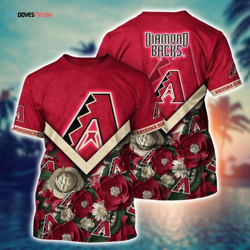 MLB Arizona Diamondbacks 3D T-Shirt Paradise Bloom For Sports Enthusiasts