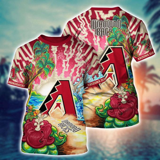 MLB Arizona Diamondbacks 3D T-Shirt Masterpiece Parade For Sports Enthusiasts