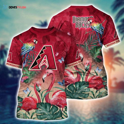 MLB Arizona Diamondbacks 3D T-Shirt Baseball Bliss For Fans Baseball