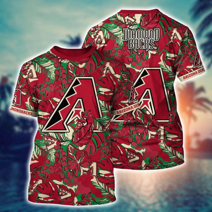 MLB Arizona Diamondbacks 3D T-Shirt Sleek Baseball Vibes For Fans Baseball