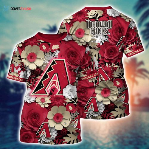 MLB Boston Red Sox 3D T-Shirt Blossom Bliss Fusion For Fans Sports
