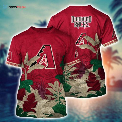 MLB Arizona Diamondbacks 3D T-Shirt Sleek Baseball Vibes For Fans Baseball