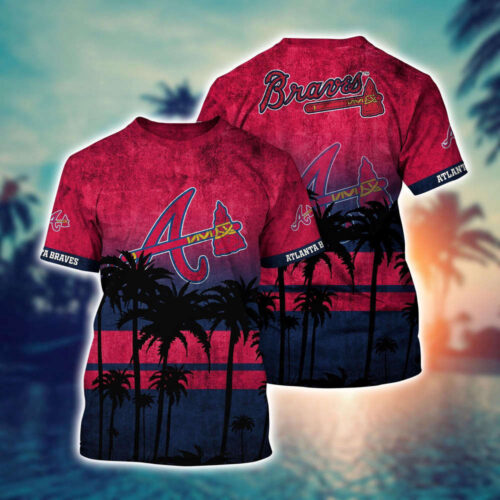 MLB Atlanta Braves 3D T-Shirt Casual Style For Fans Sports