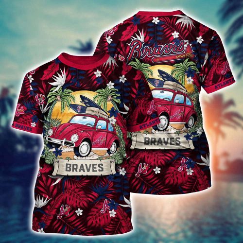 MLB Atlanta Braves 3D T-Shirt Fusion Elegance For Sports Enthusiasts