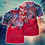 MLB Atlanta Braves 3D T-Shirt Hawaiian Heatwave For Fans Sports