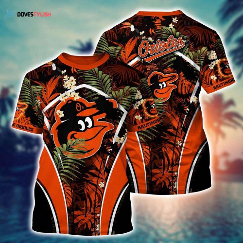MLB Baltimore Orioles 3D T-Shirt Baseball Bliss For Fans Baseball