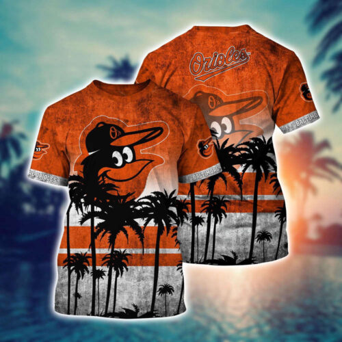 MLB Baltimore Orioles 3D T-Shirt Casual Style For Fans Sports
